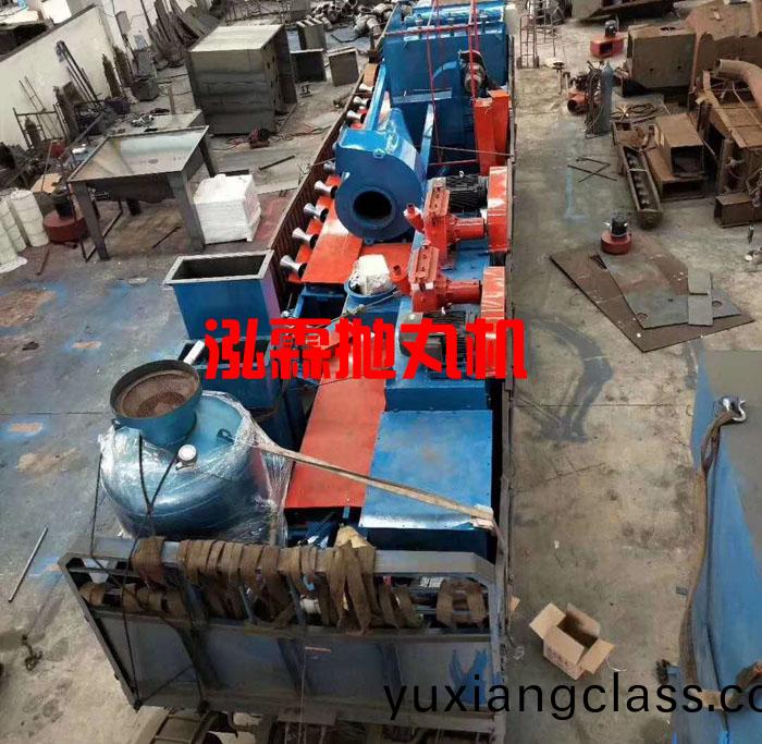抽油(you)桿(gan)抛丸機(ji)髮貨(huo)現場