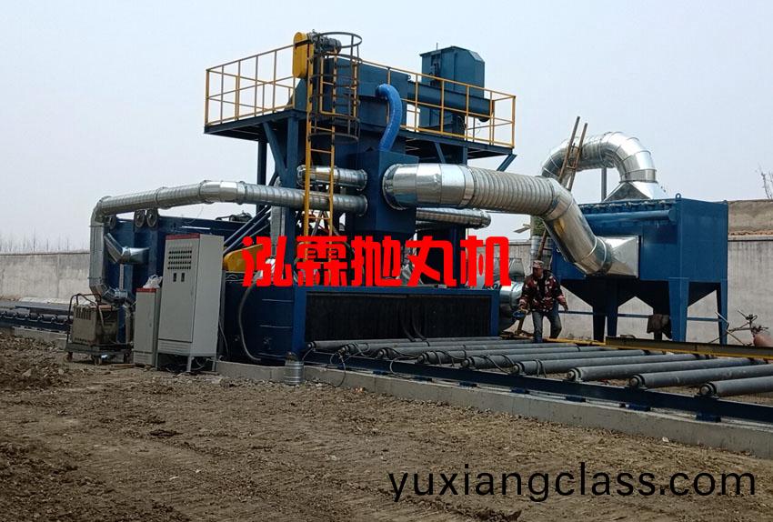 鋼闆抛丸機(ji)客(ke)戶案(an)例現(xian)場