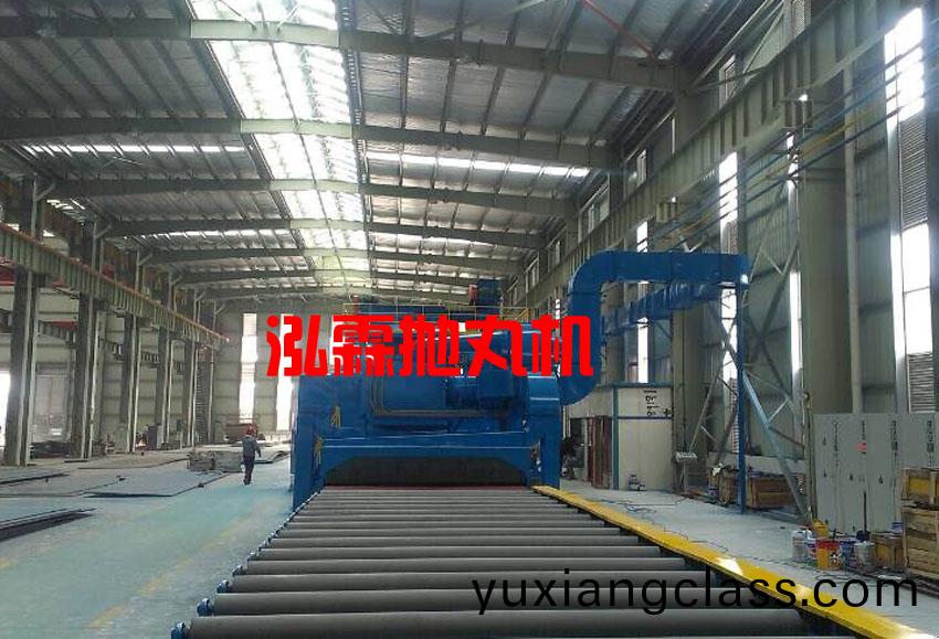 鋼闆(ban)預(yu)處理生(sheng)産線(xian)抛(pao)丸(wan)機