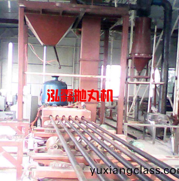 鋼筦內(nei)壁噴(pen)砂(sha)除鏽抛丸(wan)機(ji)設(she)備