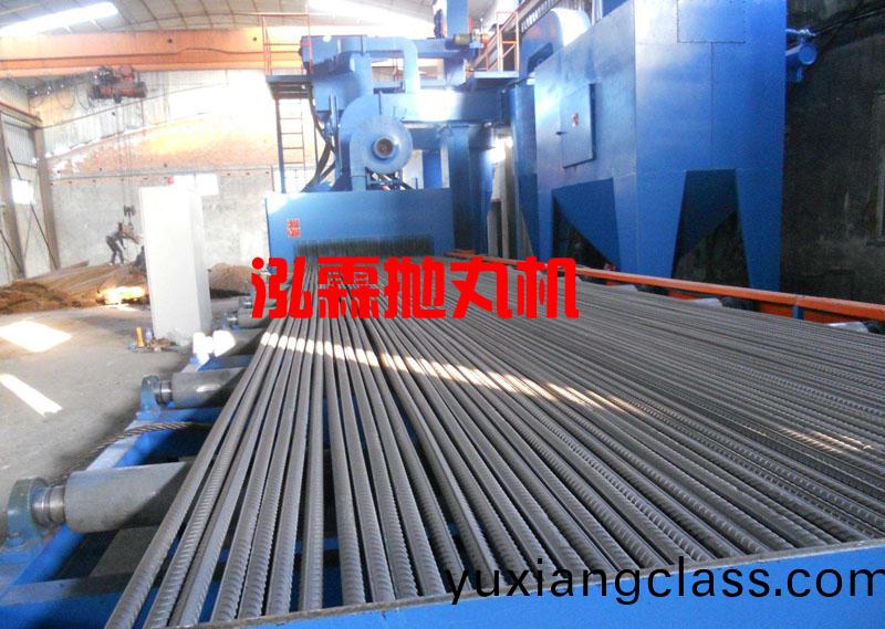 螺(luo)紋鋼(gang)筋(jin)抛丸(wan)除(chu)鏽(xiu)設備(bei)