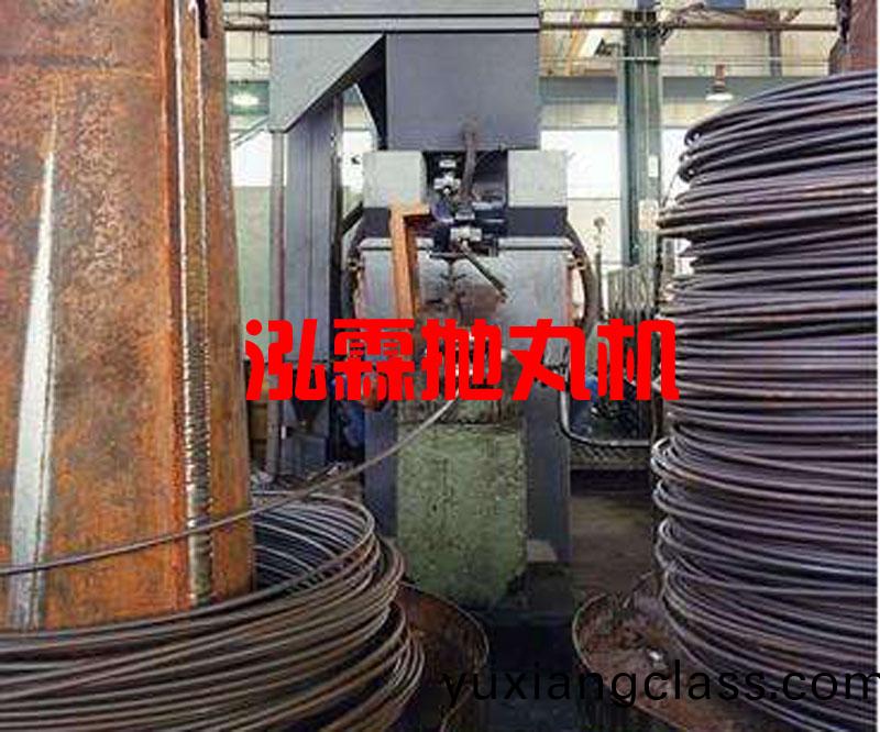 單根線(xian)材(cai)抛丸除(chu)鏽機(ji)