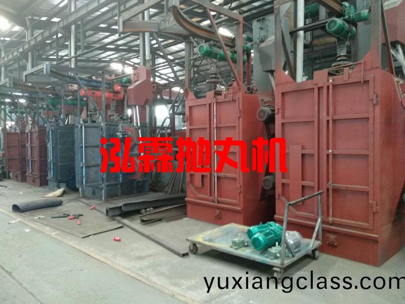 弔(diao)鉤(gou)式抛丸機(ji)現(xian)貨(huo)車間