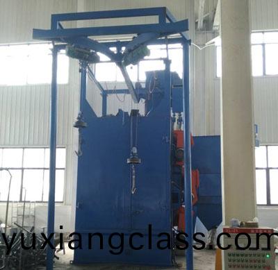 Q378單弔(diao)鉤式(shi)抛(pao)丸(wan)機，抛(pao)丸(wan)清理機