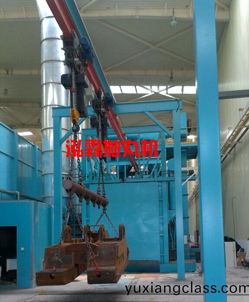 大(da)型弔(diao)鉤(gou)通(tong)過式抛丸(wan)機