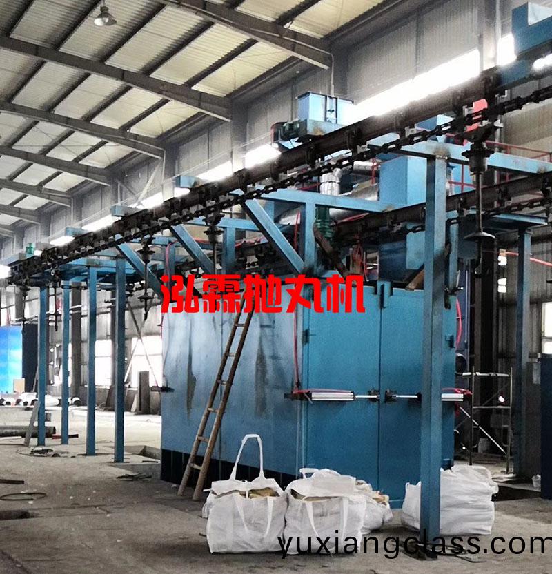 Q38連續式懸鏈(lian)抛(pao)丸(wan)清理(li)機(ji)