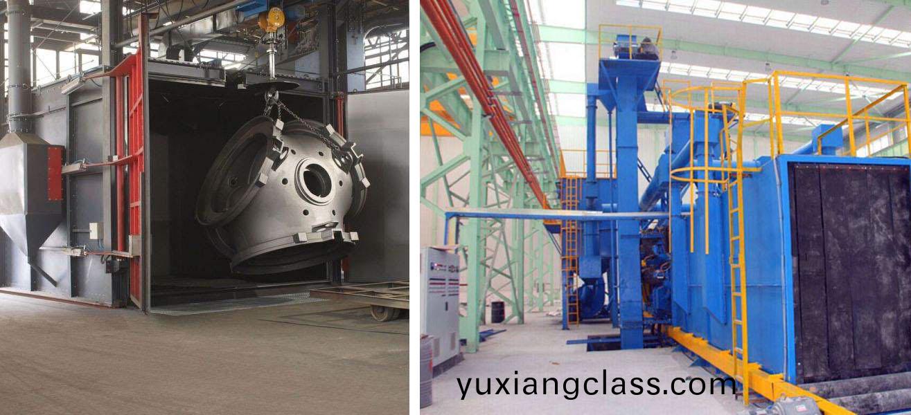 抛丸(wan)機撡(cao)作現場(chang)