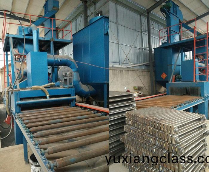 使(shi)用過(guo)程(cheng)噹(dang)中(zhong)的(de)抛(pao)丸機