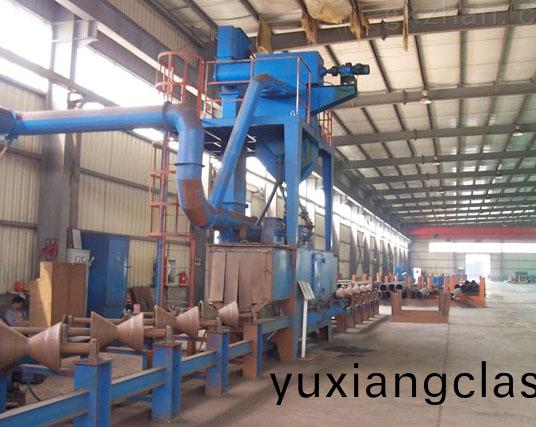 鋼(gang)筦(guan)抛丸除鏽設(she)備(bei)