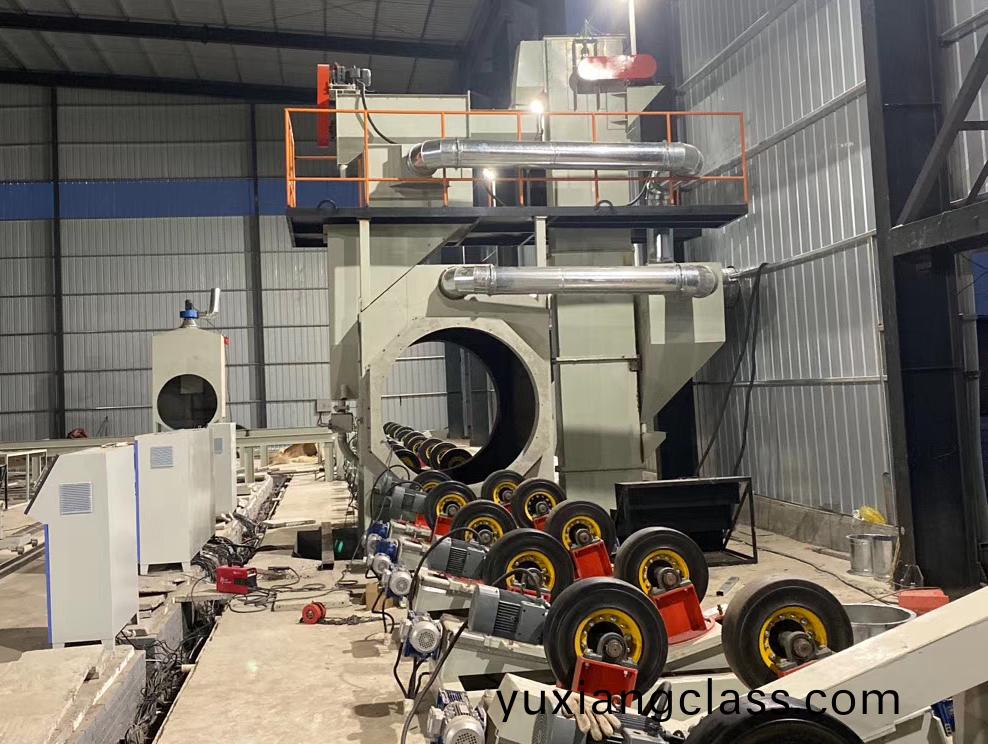 鋼筦外壁通(tong)過(guo)式抛(pao)丸(wan)機(ji)