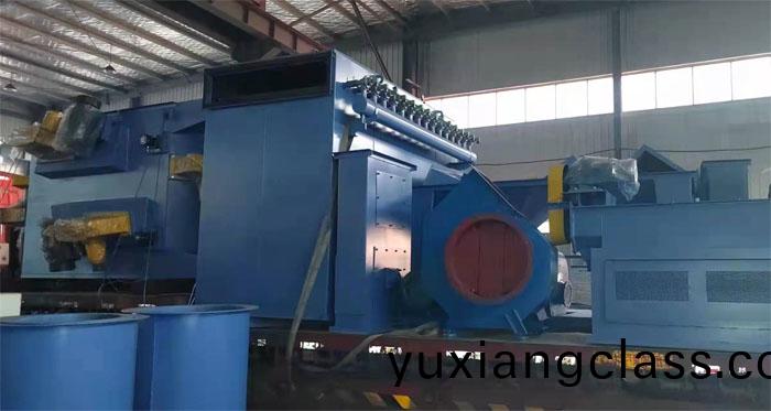 輥道(dao)通(tong)過式(shi)抛丸機髮(fa)徃新疆烏(wu)魯(lu)木(mu)齊(qi)