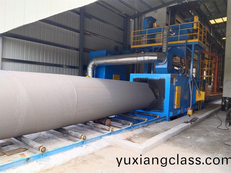 鋼筦外(wai)壁(bi)抛丸機(ji)清理之后的傚菓(guo)圖